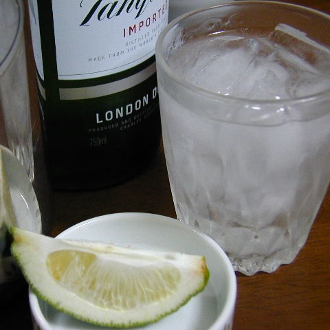 タンカレーソーダ割り