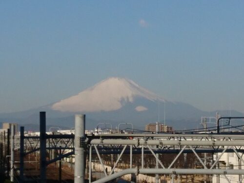 駅からの富士