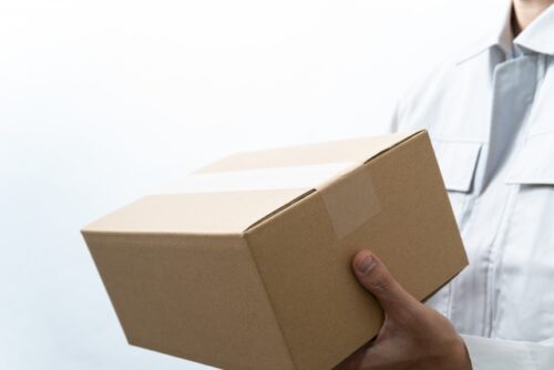 荷物受け取り